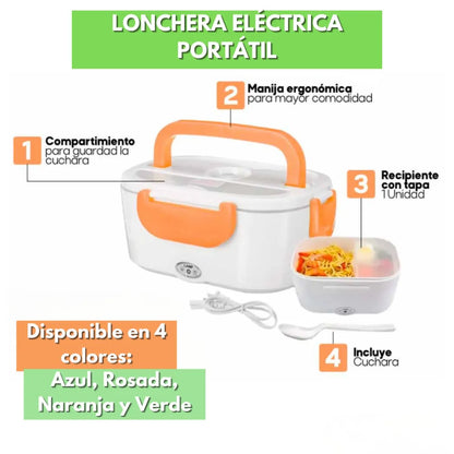 LONCHERA ELÉCTRICA PORTÁTIL CALENTADORA